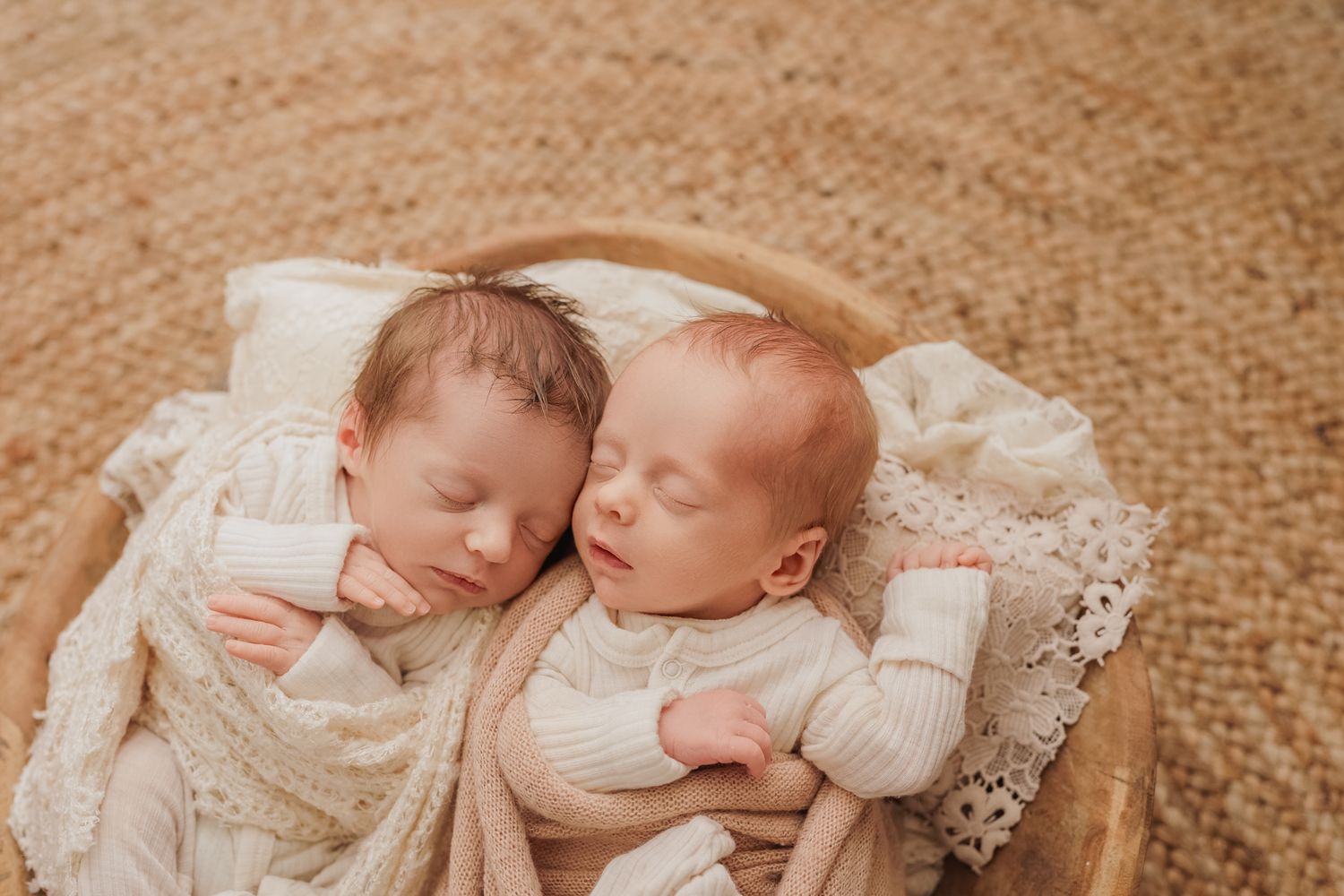 newborn twins photographer in Wellington and Porirua