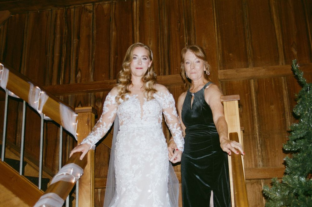 35mm Film Winter Wedding by Megan Bucci Photography
