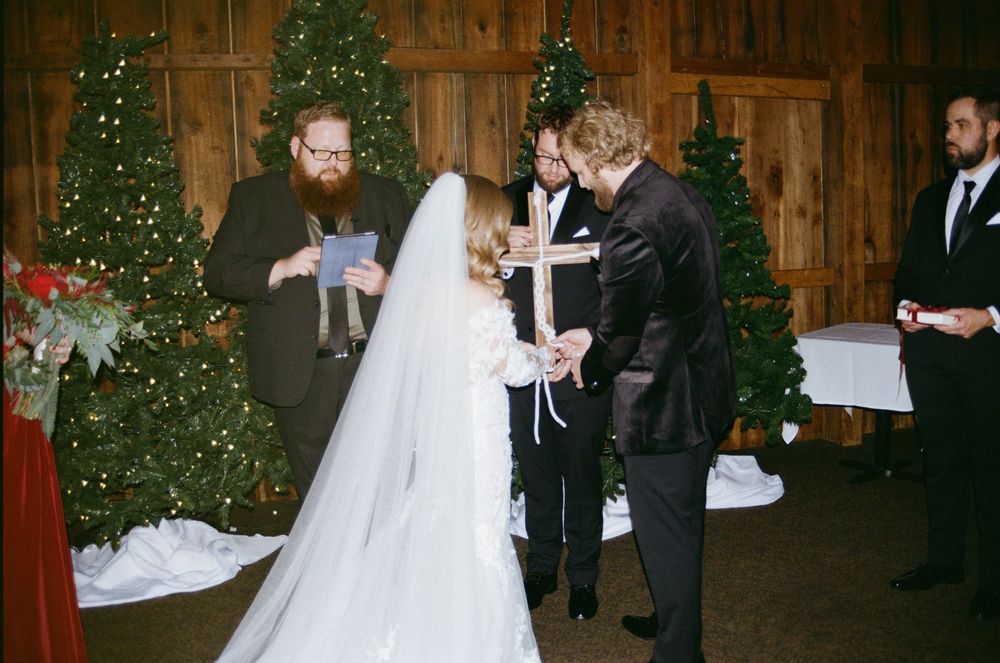 35mm Film Winter Wedding by Megan Bucci Photography