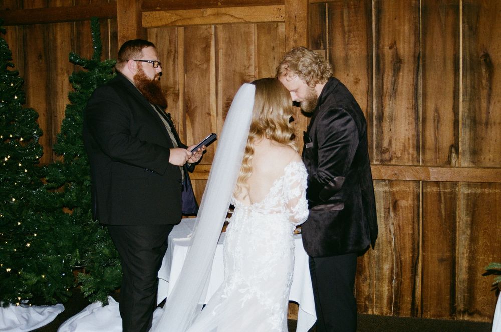 35mm Film Winter Wedding by Megan Bucci Photography