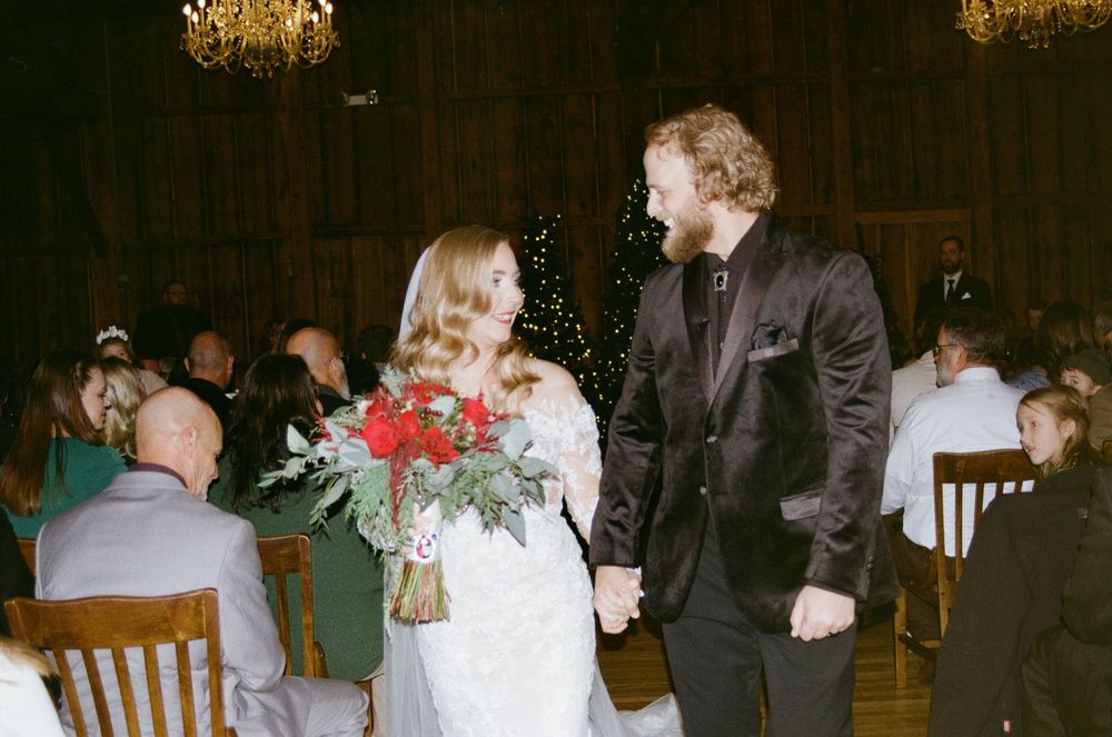 35mm Film Winter Wedding by Megan Bucci Photography