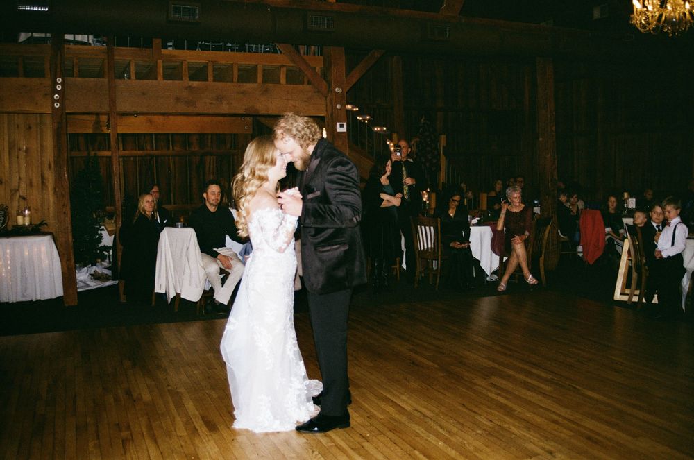 35mm Film Winter Wedding by Megan Bucci Photography