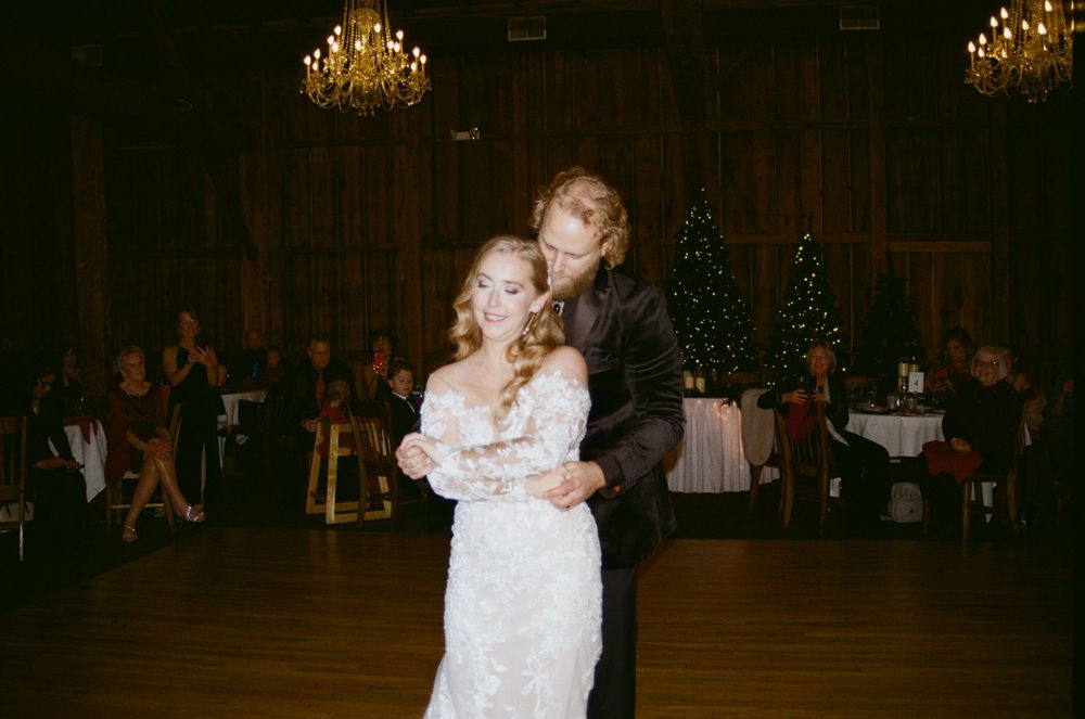 35mm Film Winter Wedding by Megan Bucci Photography