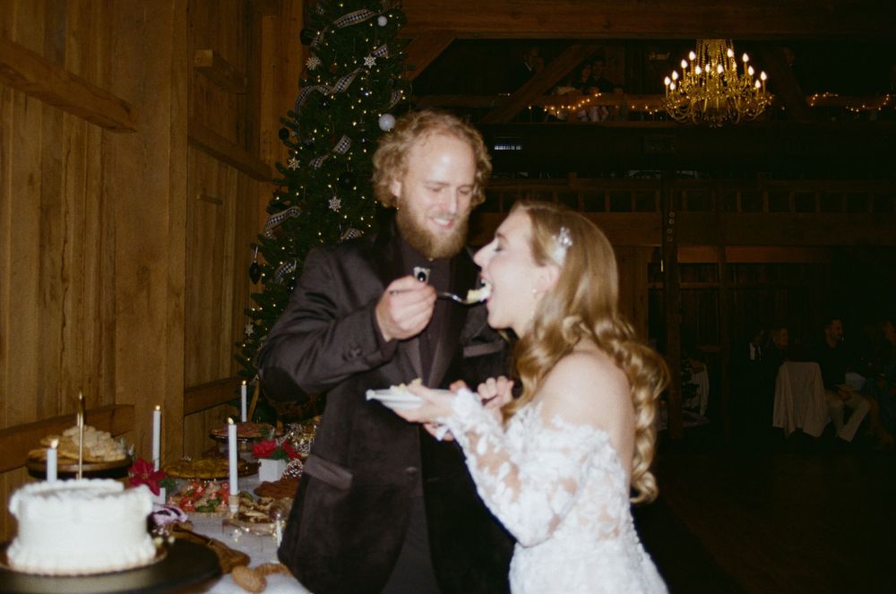 35mm Film Winter Wedding by Megan Bucci Photography