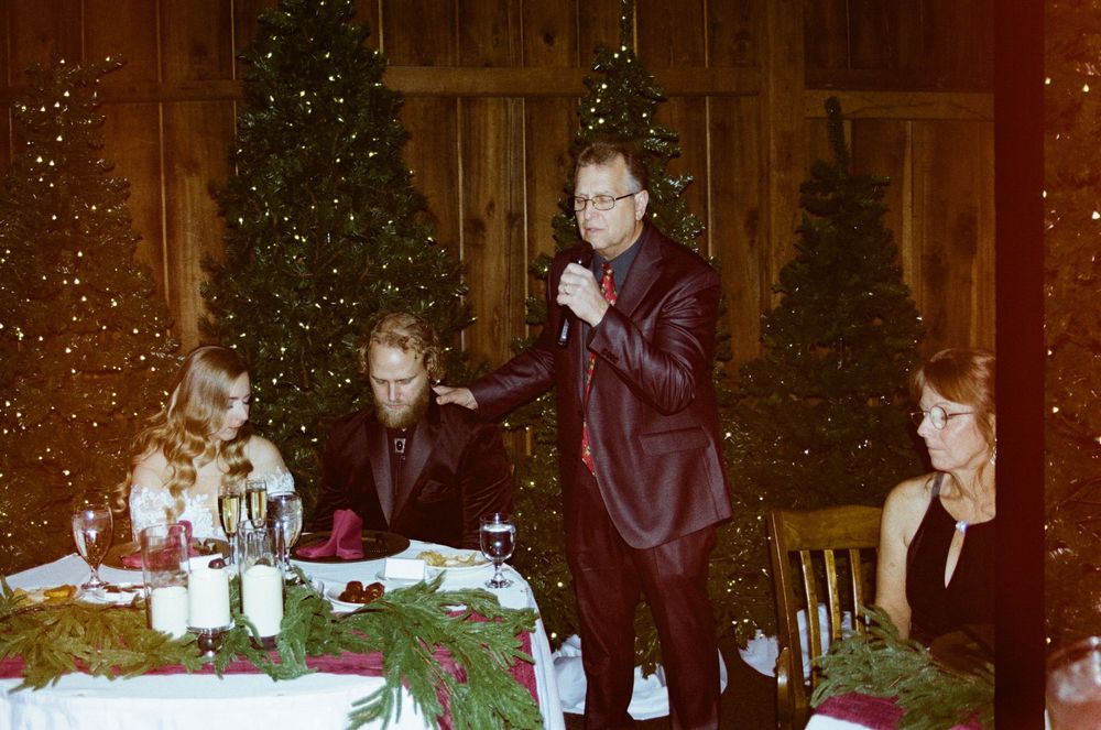35mm Film Winter Wedding by Megan Bucci Photography