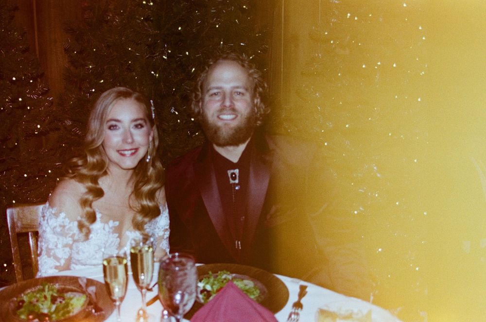 35mm Film Winter Wedding by Megan Bucci Photography