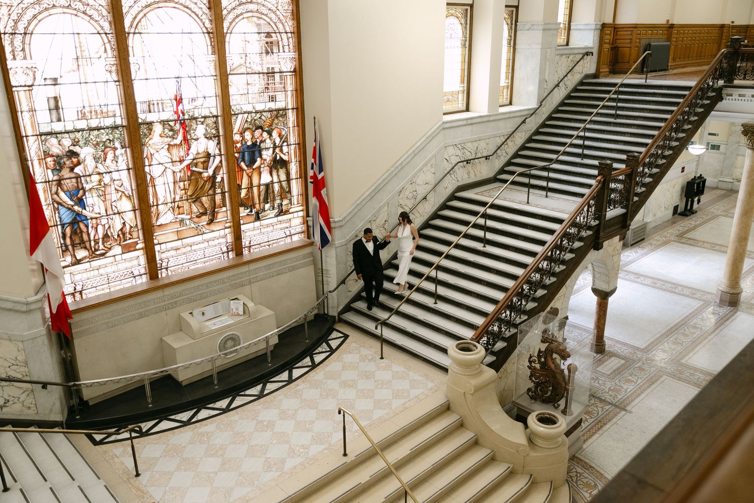 The old city hall Toronto wedding photographer Daria Summers Photography Candid and editorial photography
