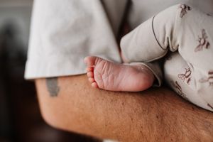 A series of medical images showing a needle being inserted into an arm during an injection procedure.