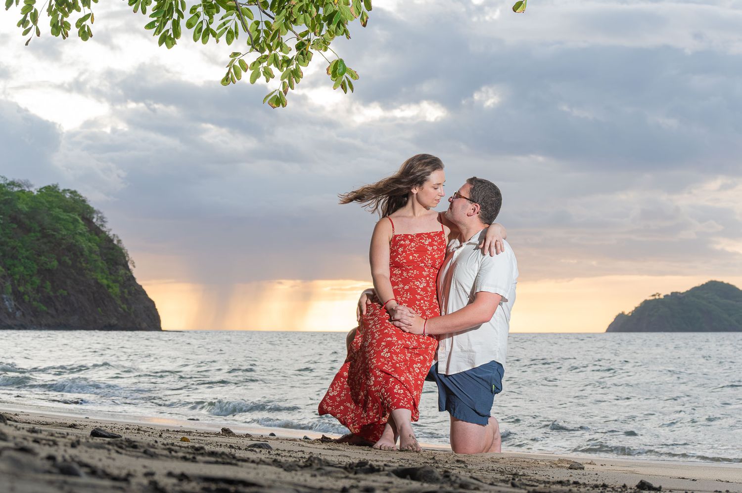 Couple session photo in Hamilton Leisure, Bosque del Mar, Guanacaste, Costa Rica