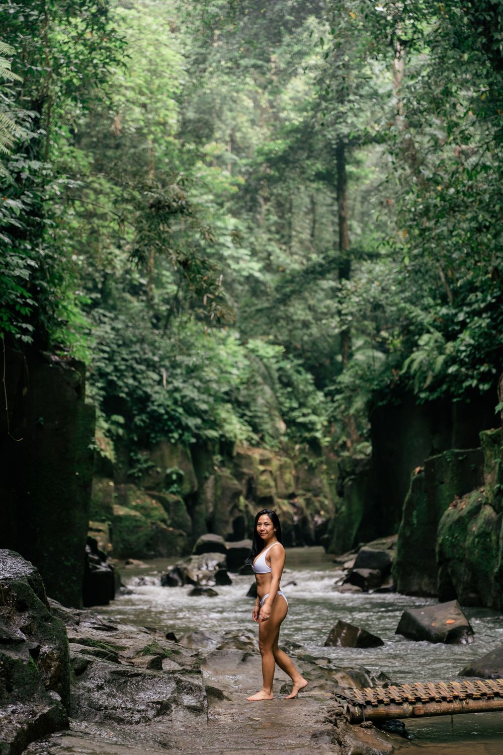 Solo lifestyle photoshoot at Kanto Lampo Waterfall Bali