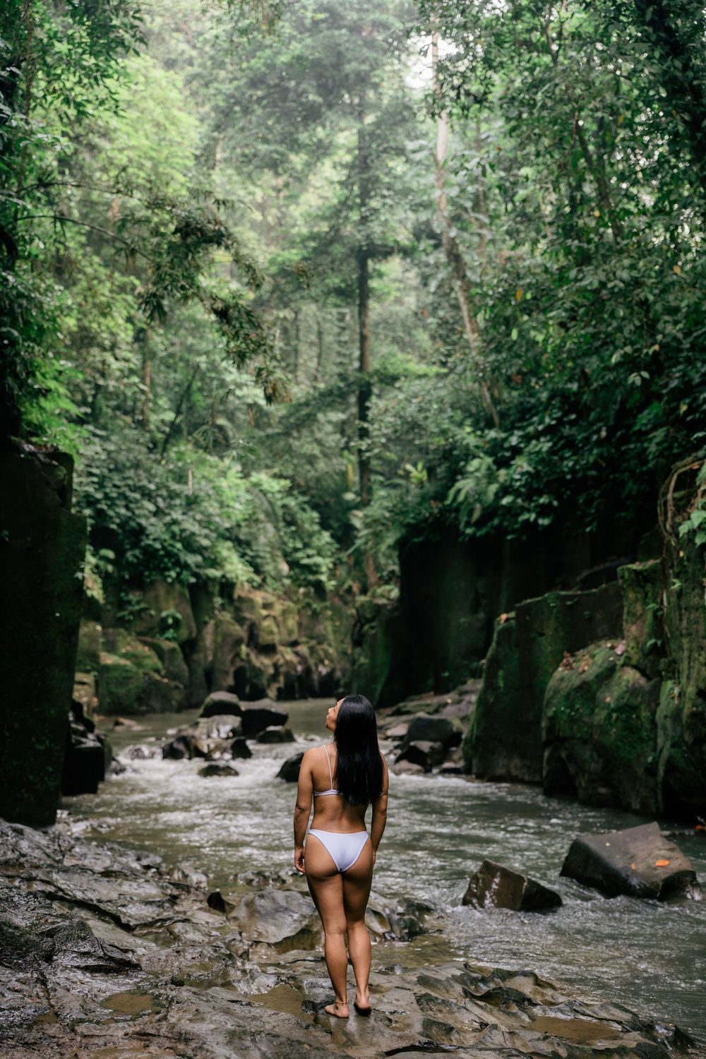 Solo lifestyle photoshoot at Kanto Lampo Waterfall Bali
