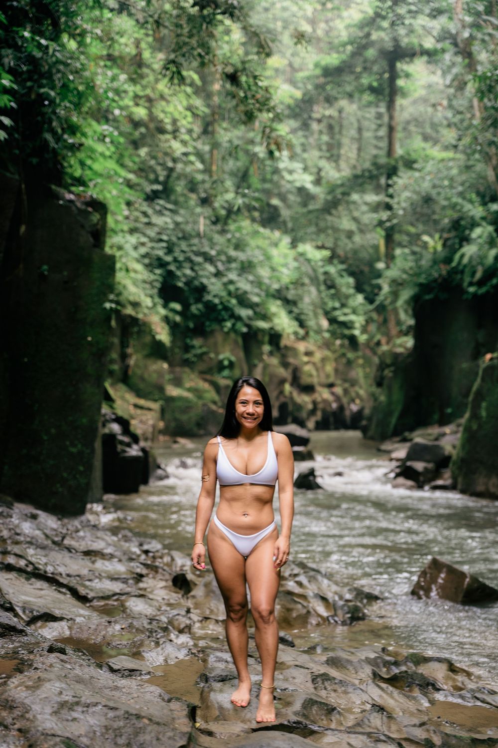 Solo lifestyle photoshoot at Kanto Lampo Waterfall Bali