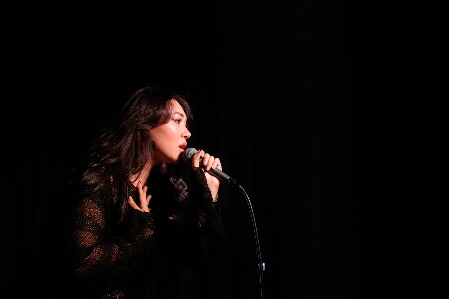 Caioara's concert performance at the Virgil in downtown Los Angeles, California.