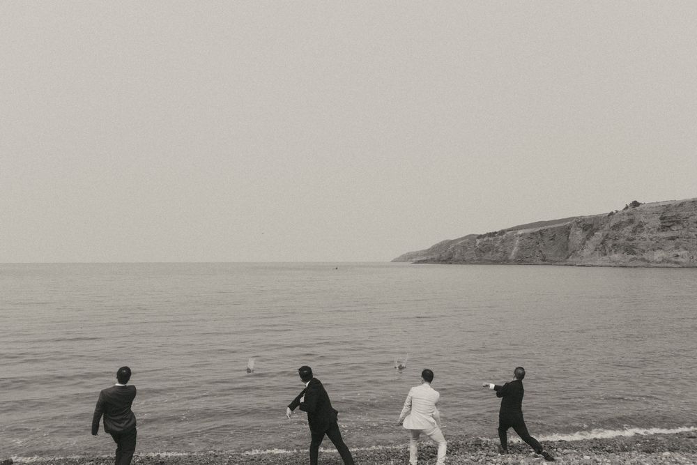 Wedding at Middle Cove Beach, captured by Newfoundland documentary style wedding photographer Kaitlyn Yvette