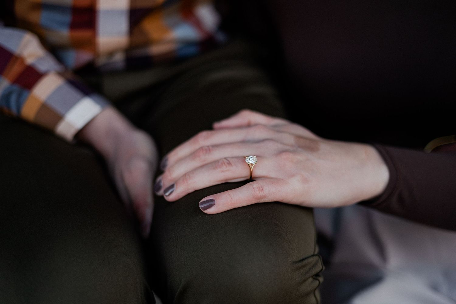 downtown springfield mo engagement session, ring shots