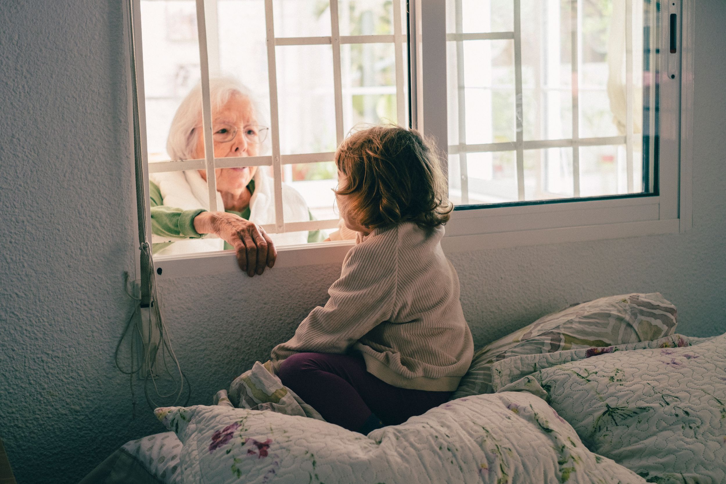 Bisabuela y biznieta Fotografía familiar Valencia