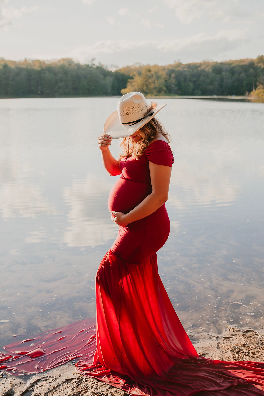 maternity, cowboy, lake, documentary, West Michigan, western