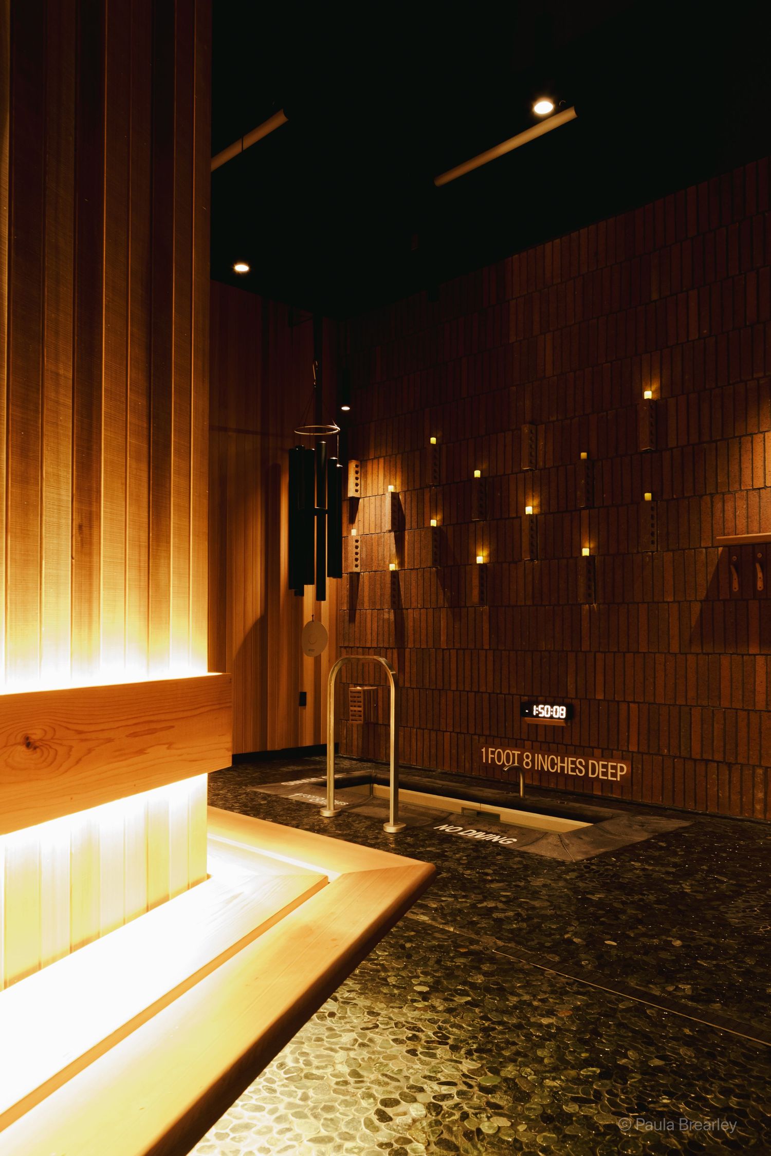Cold plunge pool at Othership Flatiron, a wellness space in New York City