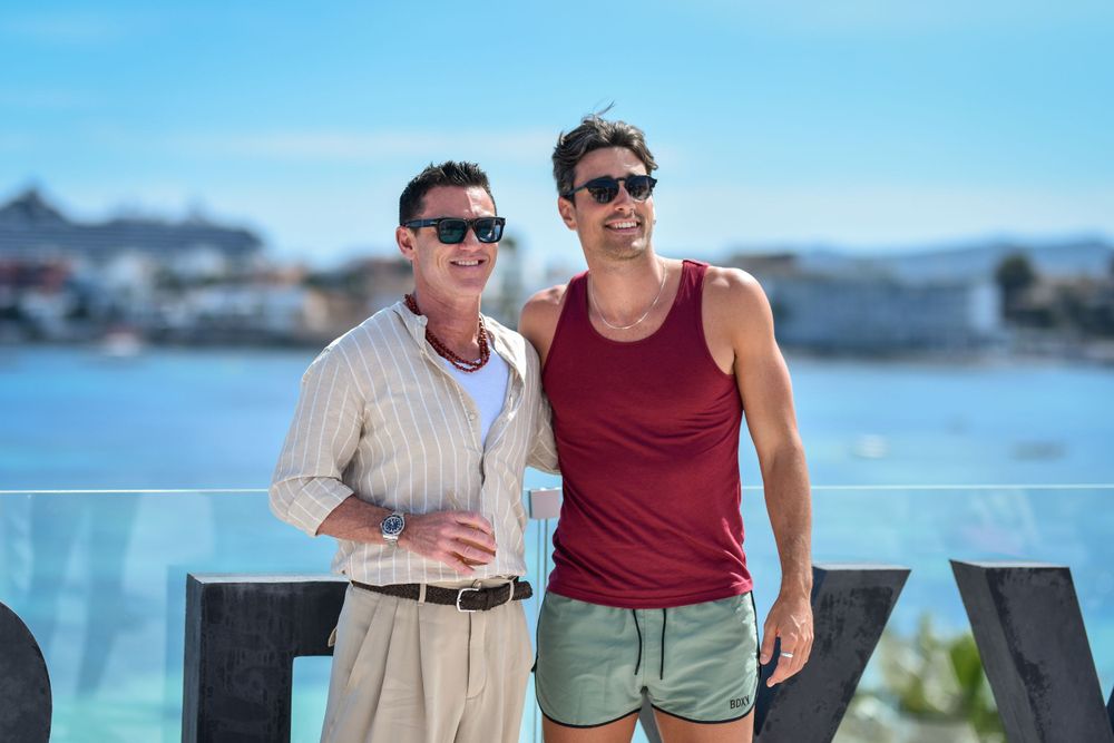 Luke Evans at the launch of bdxy event at ibiza bay