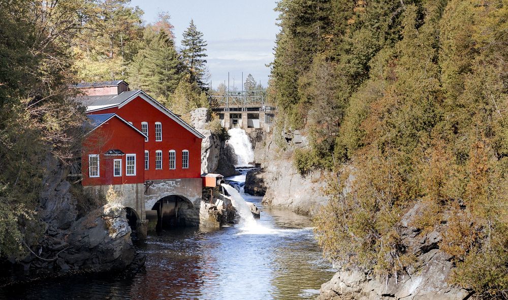 Saint George New Brunswick waterfall photography Maritime Canada site to see must visit location in Eastern Canada tourist destination photo