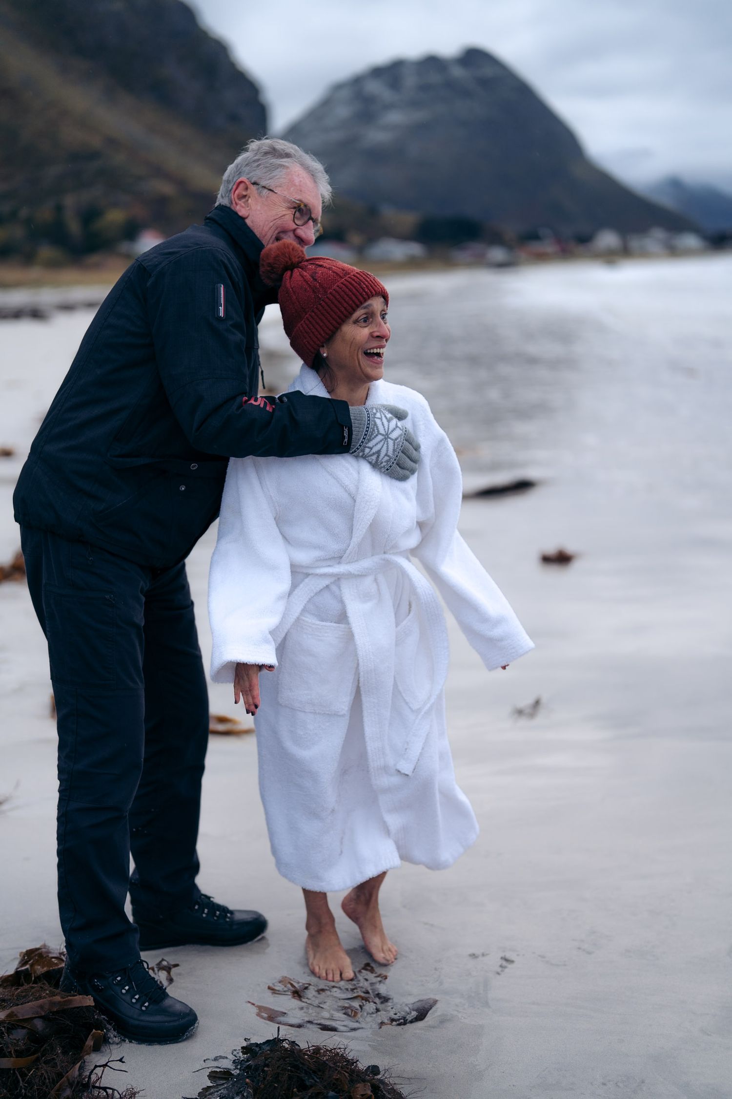 couple plage de rambergstranda