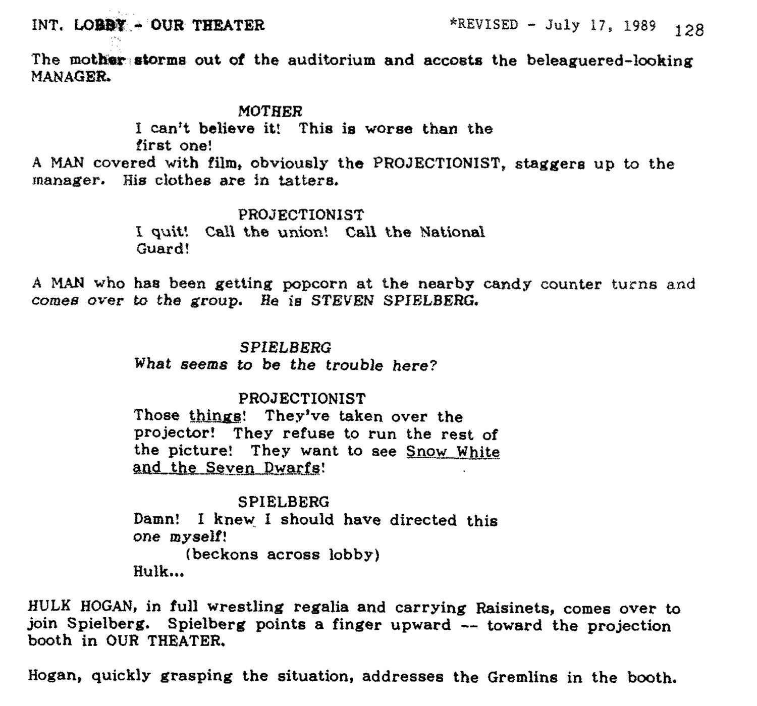 Gremlins 2 Script
