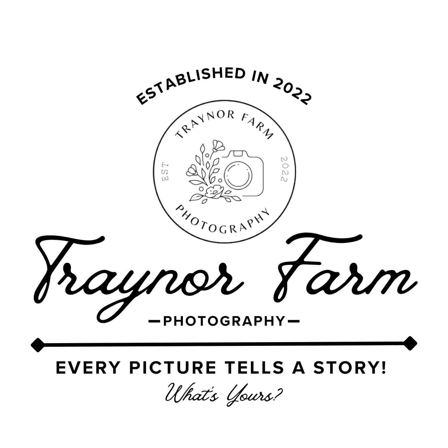 Collection of elegant photography business logos with vintage and handwritten typography styles.