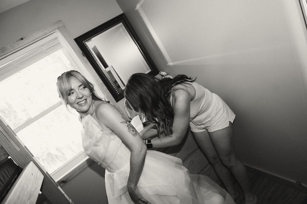 Montreal candid and laid-back wedding photography on film.