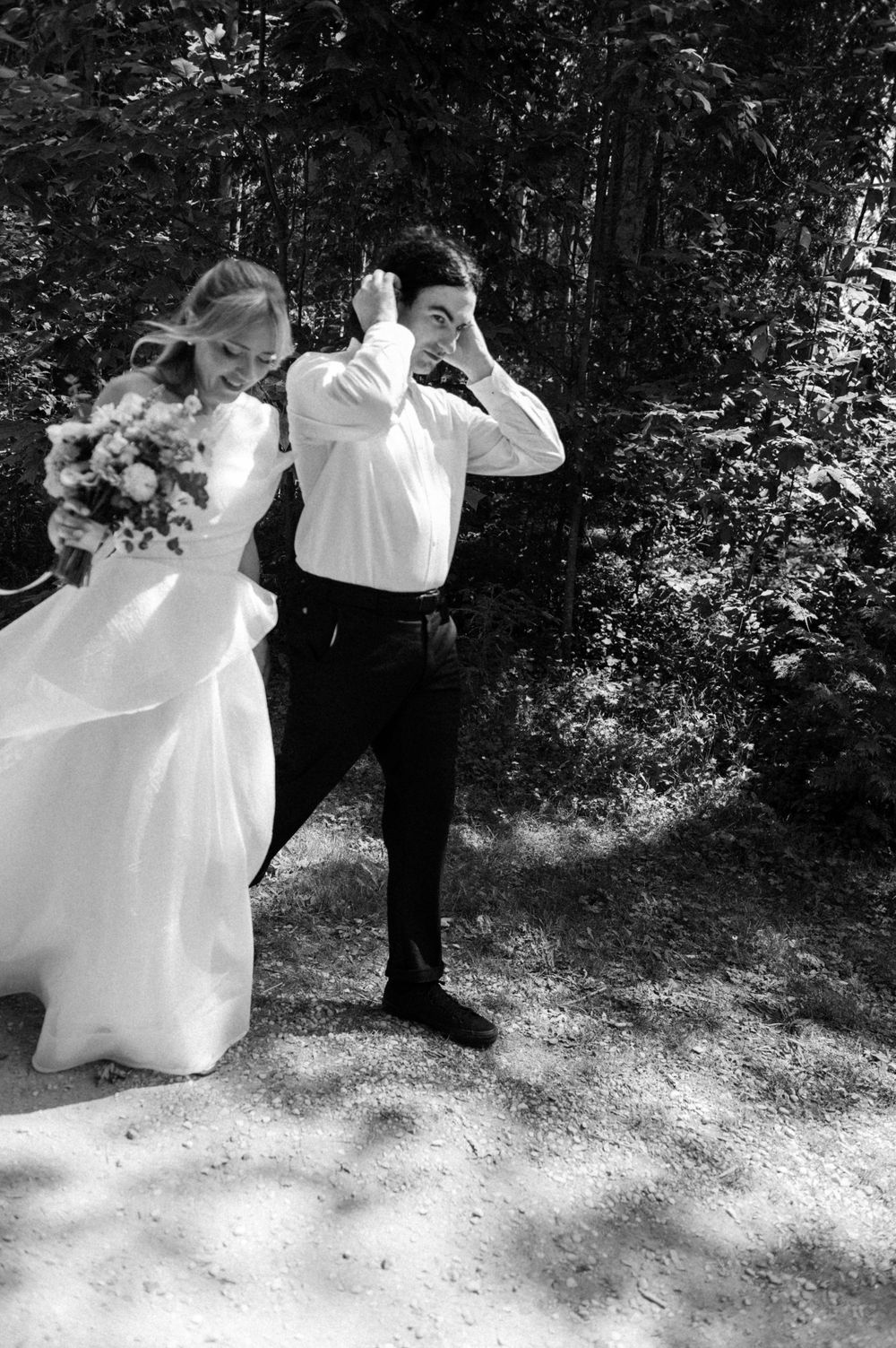 Candid wedding photography