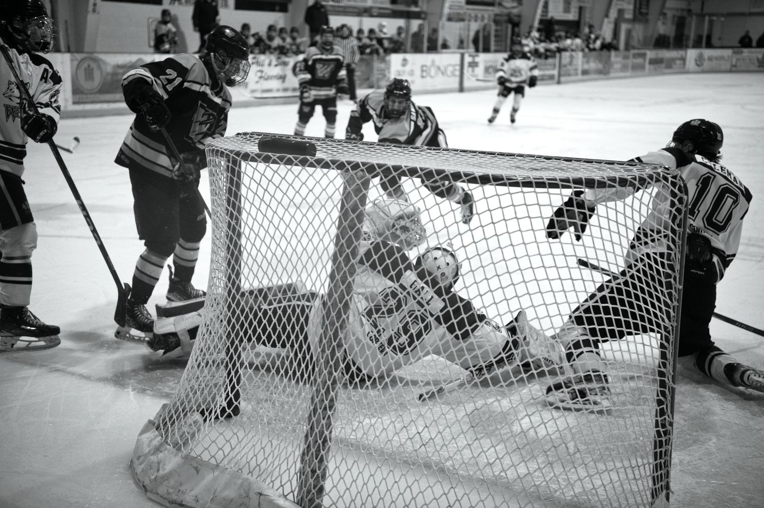 Hockey action