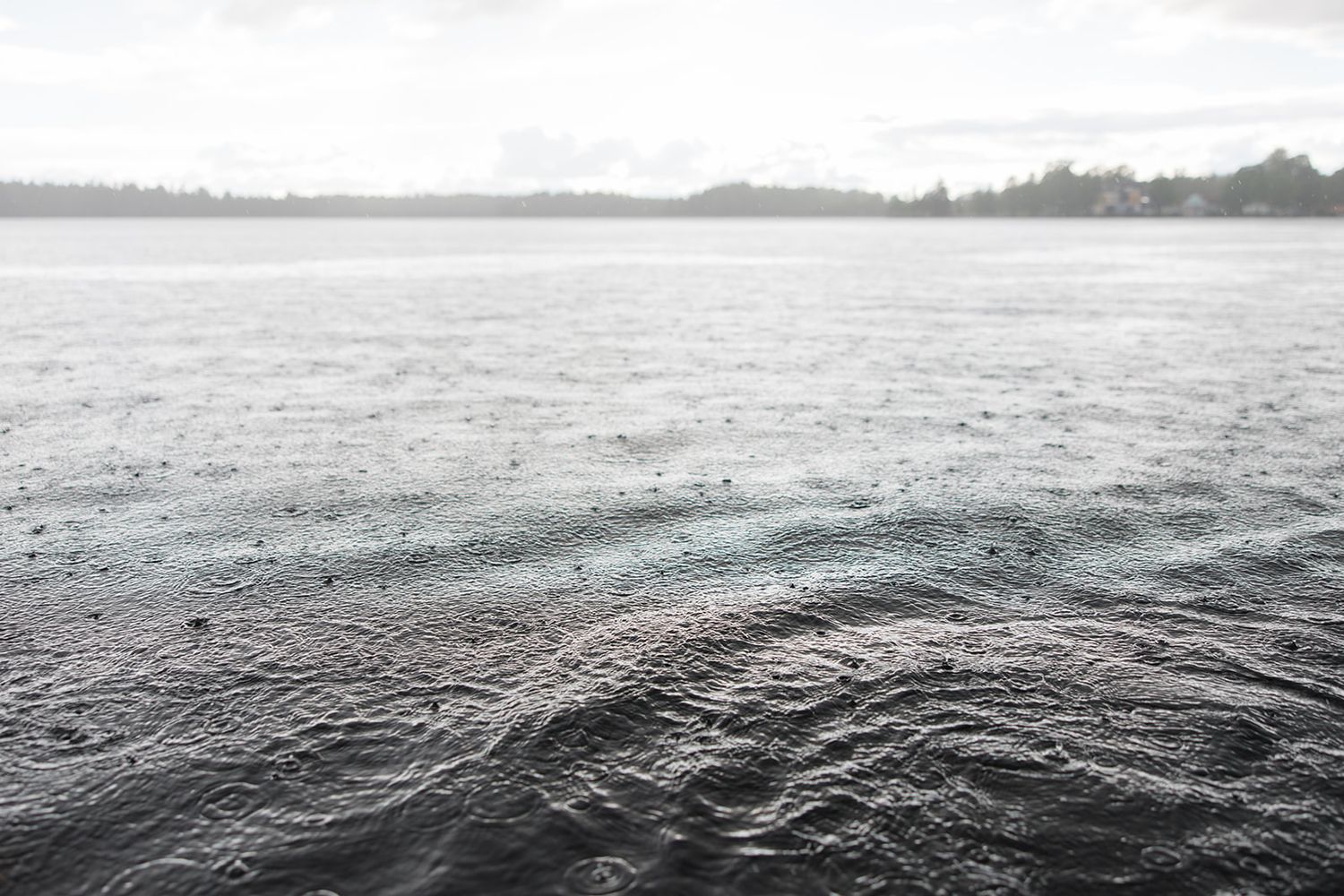 Panoramic series of dark ocean waves and cloudy horizon showing the progression of gathering storm clouds at sea.