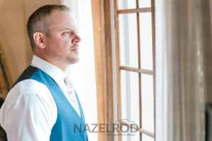 Wedding photograph of groom