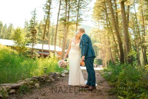 Wedding photograph of couple