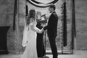 Wedding photograph of couple