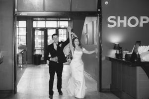 Wedding photograph of couple