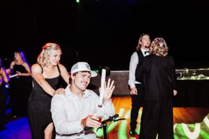 photograph of wedding party