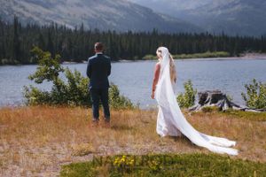 Wedding photograph of couple