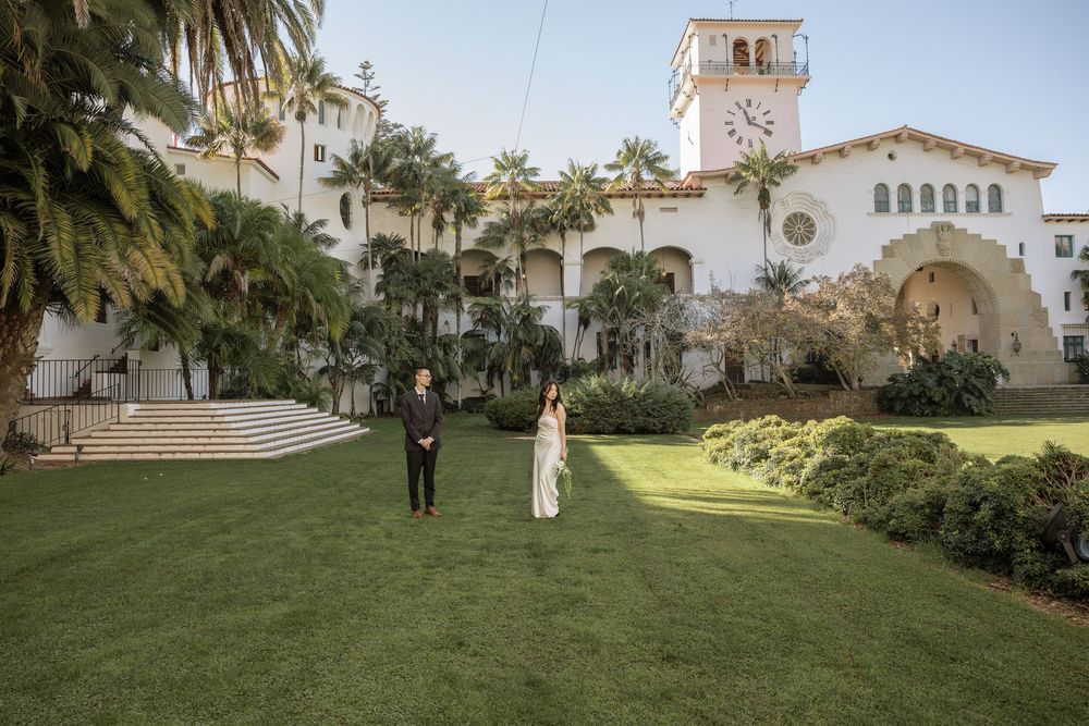 Santa Barbara Courthouse, Elopement, Engagement Photos, Southern California Photographer