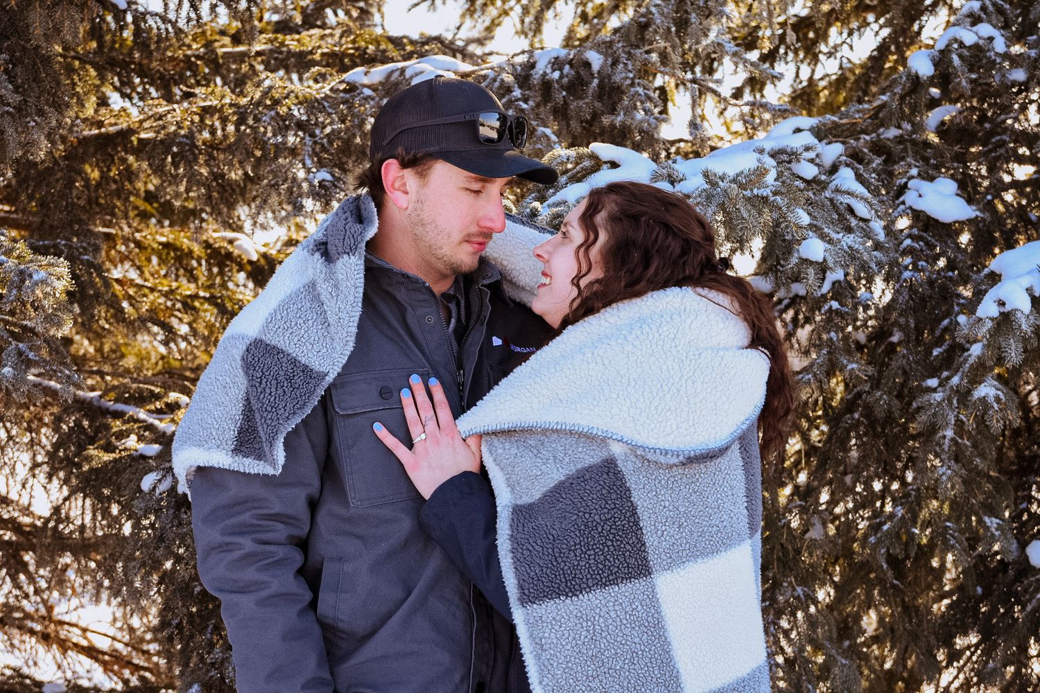 engagement shot