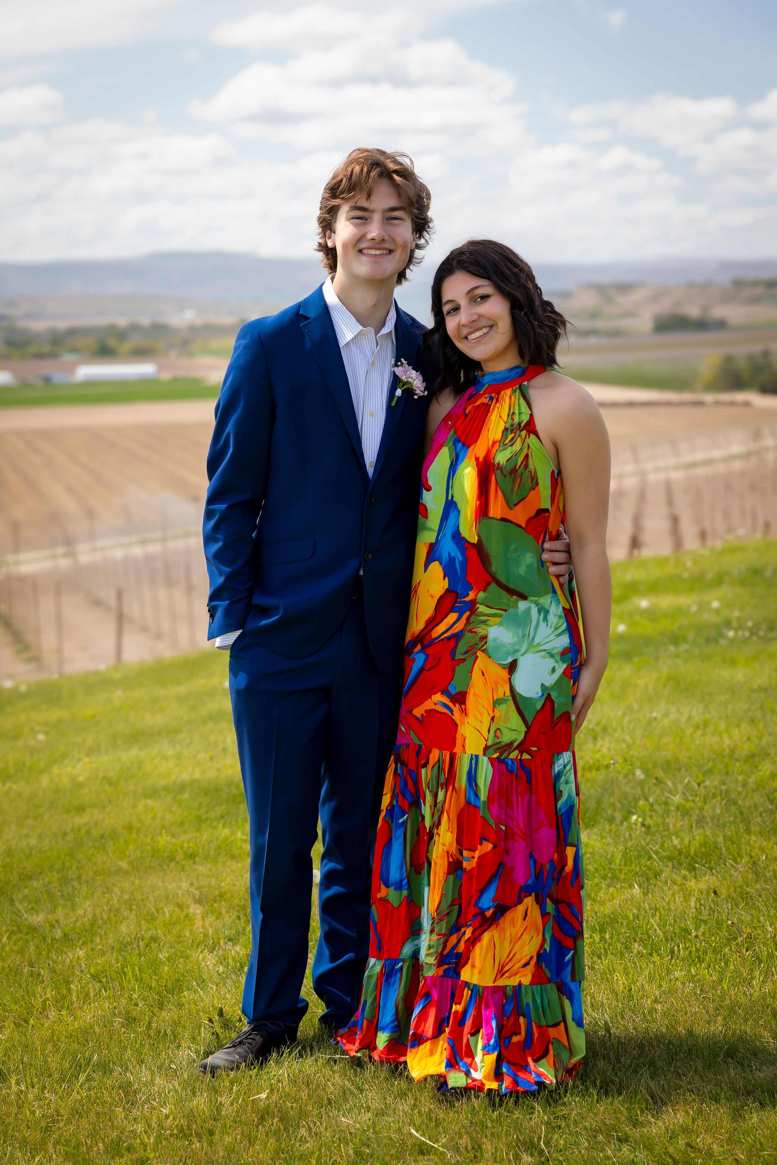 guests at spring style wedding