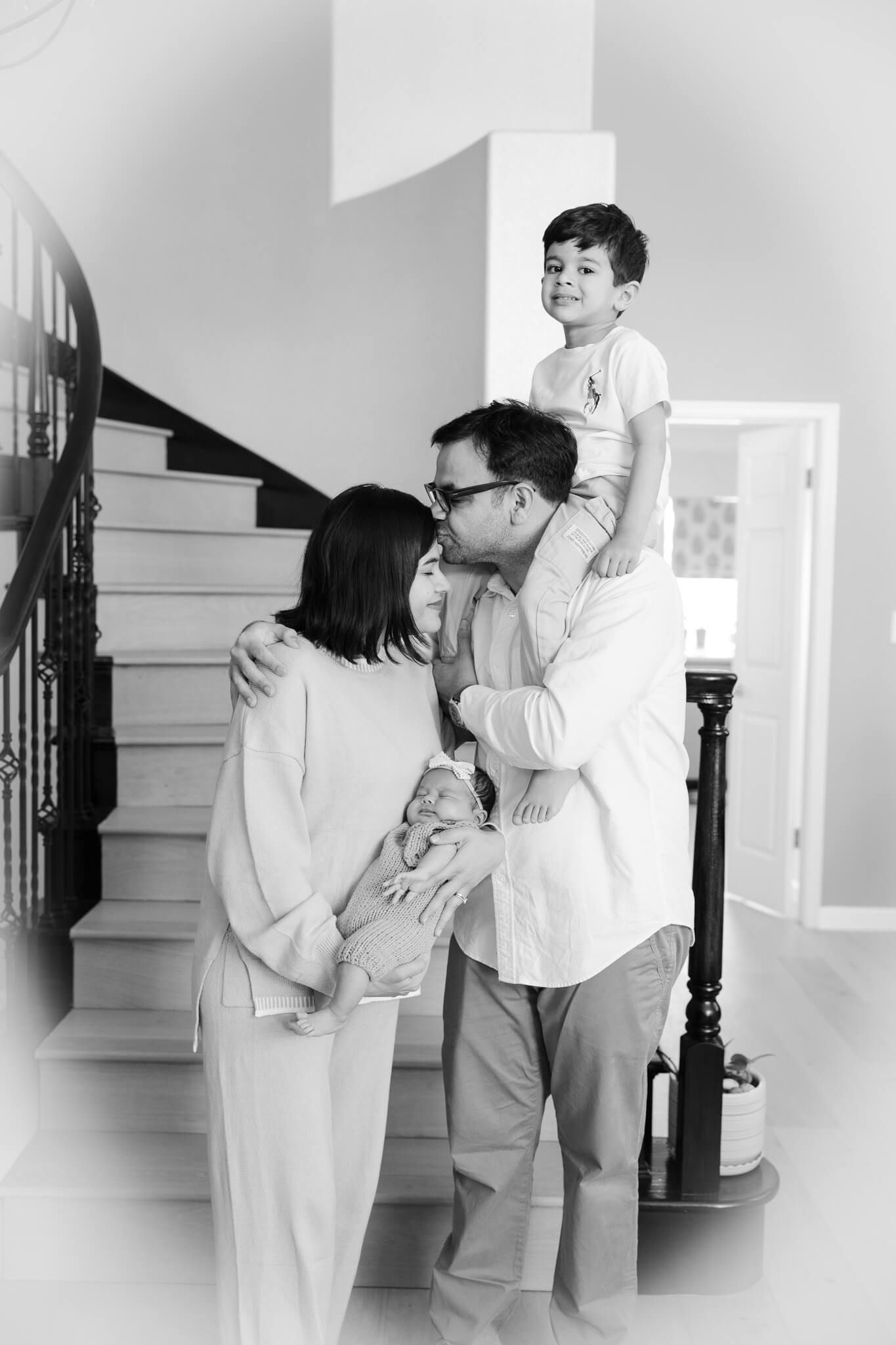 Cozy in-home newborn session in Fremont, capturing precious moments in the heart of the Bay Area