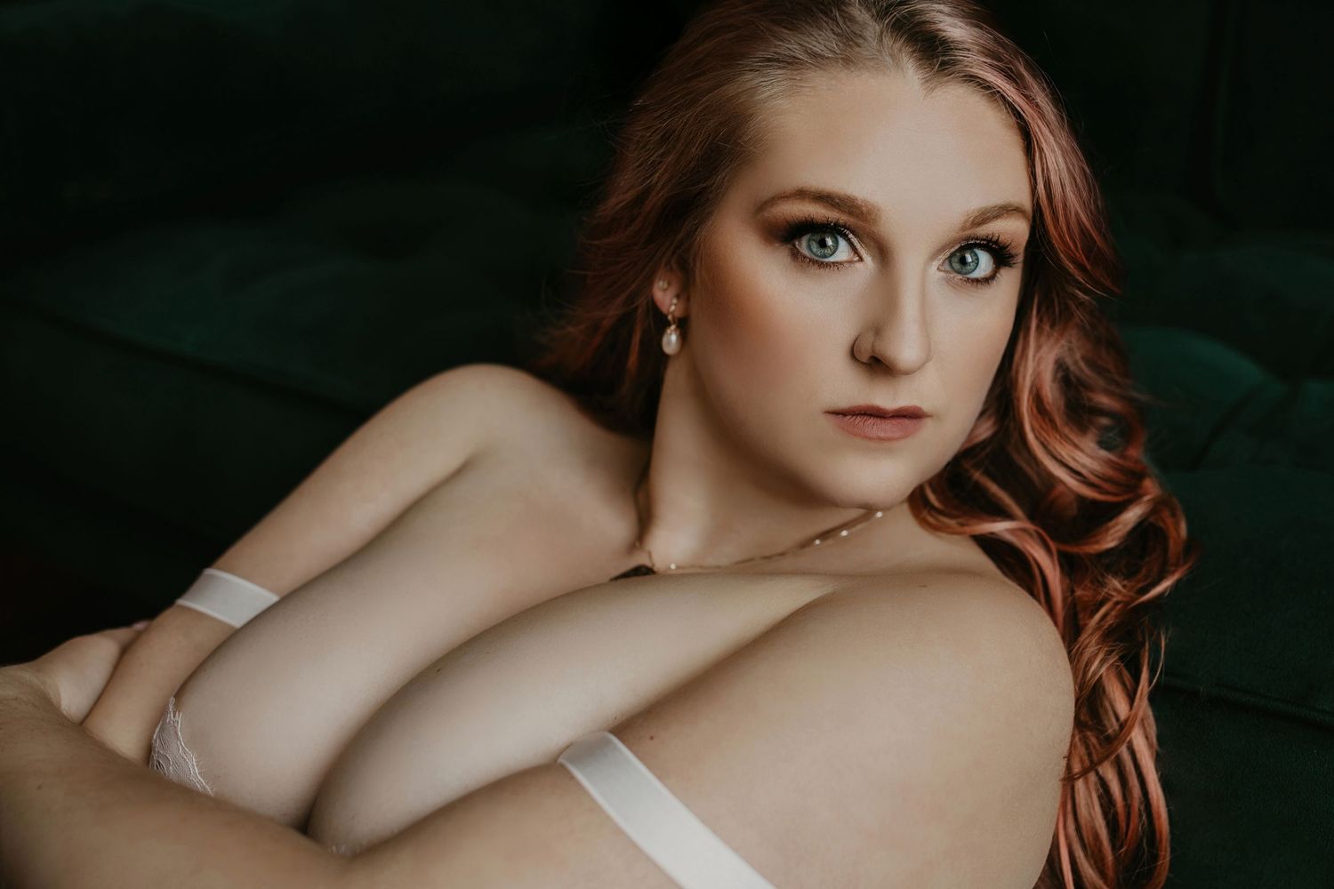 Luxury boudoir photography for women and brides in Greenville South Carolina – intimate, stylish, and unforgettable. Bridal Boudoir.