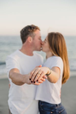 RI engagement photographer, Newport engagement photos, Wedding photographers in Rhode Island, sunset. Engagement Session Narragansett, RI