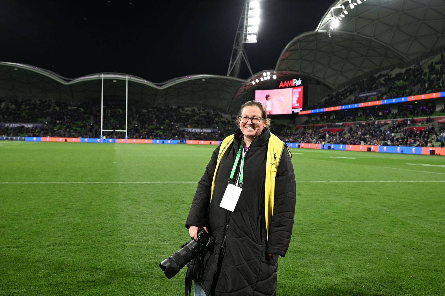 Sideline Photography at Nikon School Experience - AAMI Park Friday 12th September 2025 - Storm v Bulldogs Qualifying Final