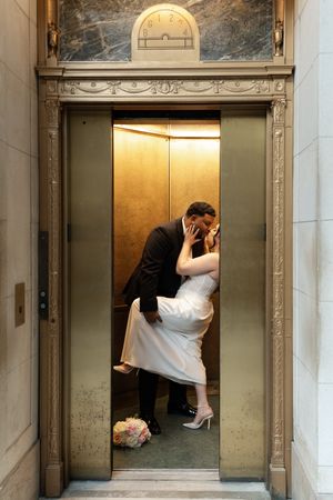 Engagement and elopement photos at Hartford City hall in Hartford, Connecticut. Bride and Groom Portraits
Hartford City Hall Photographer