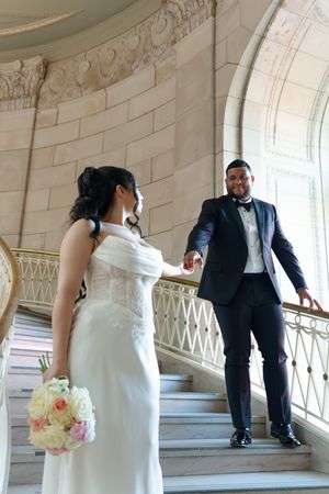 Engagement and elopement photos at Hartford City hall in Hartford, Connecticut. Bride and Groom Portraits
Hartford City Hall Photographer