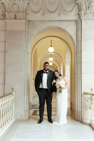 Engagement and elopement photos at Hartford City hall in Hartford, Connecticut. Bride and Groom Portraits
Hartford City Hall Photographer