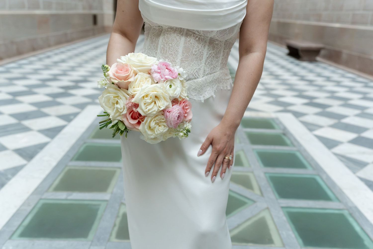 Engagement and elopement photos at Hartford City hall in Hartford, Connecticut. Bride and Groom Portraits