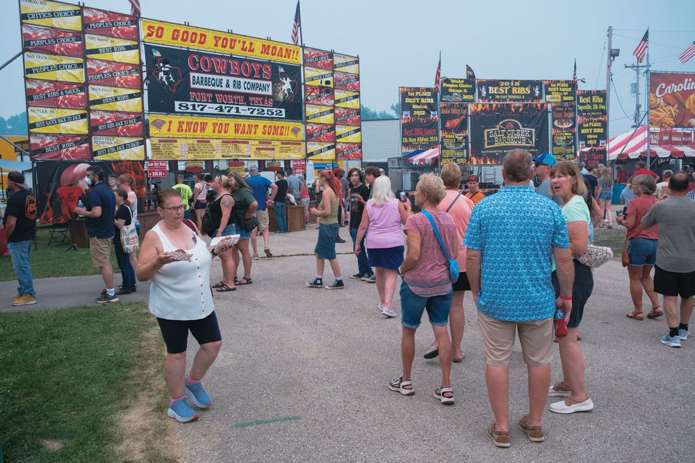 Elkhorn Ribfest. Wolworth County Fairgrounds, WI. July 17, 2026. Photo: David J. Manning.