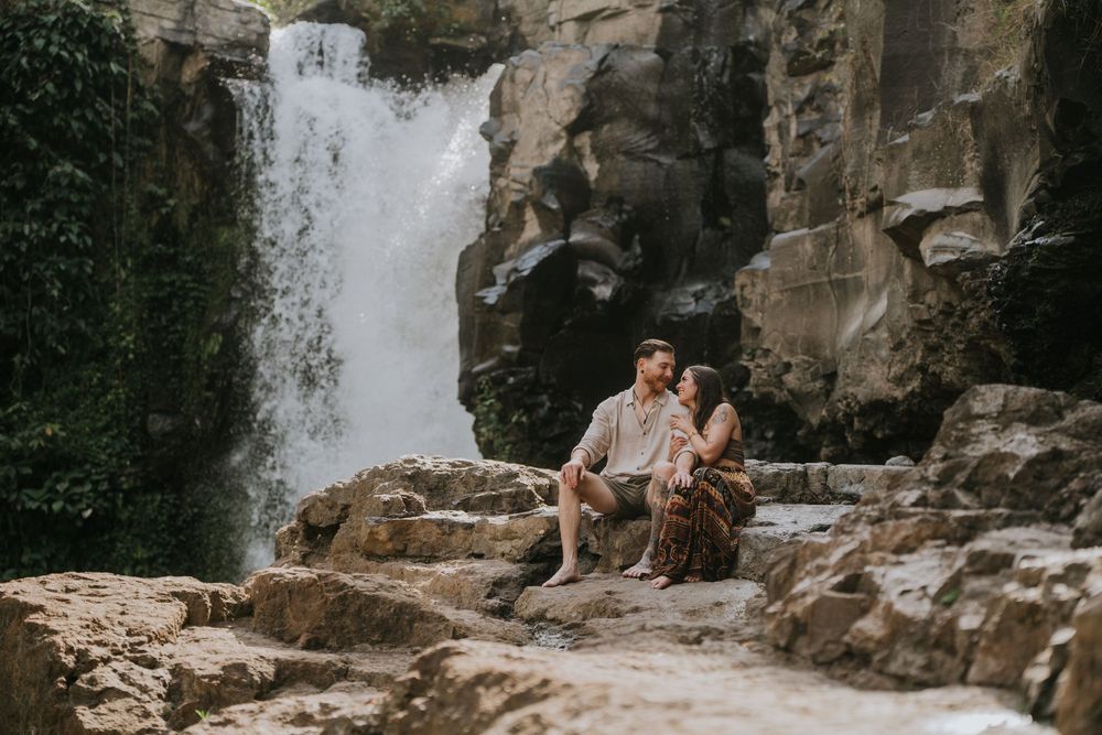 Proposal photography at Blangsinga Waterfall Bali